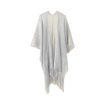 Kimono Cardigã Feminino Solto Com Franjas Para Praia E Biquíni - Saída De Praia Blusa