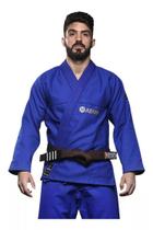 Kimono Classic Azul Jiu Jitsu Trançado BJJ Atama Kimono Classic Azul Jiu Jitsu Trançado BJJ Atama
