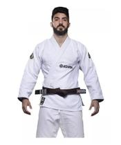 Kimono Classic Branco Jiu Jitsu Trançado BJJ Atama