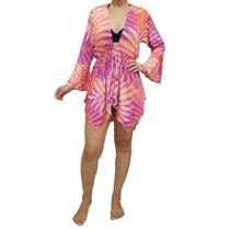 Kimono com pontas e proteção UV Saída de praia - Corpo Dourado Moda Praia