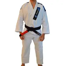 Kimono de Jiu-jitsu Adulto Trançado Plus Torah Branco