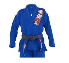 Kimono De Jiu Jitsu Choke Trançado Azul Naja