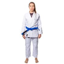 Kimono de Jiu Jitsu Feminino KVRA Lovely Branco F3 Kimono de Jiu Jitsu Feminino KVRA Lovely Branco F3