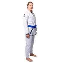 Kimono de Jiu Jitsu Feminino KVRA Lovely Branco F4