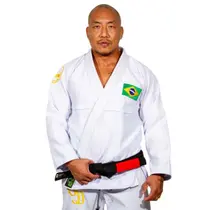 Kimono de Jiu Jitsu KVRA Brasileiro Branco A2
