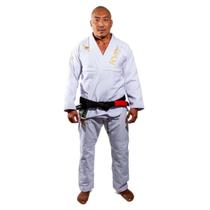 Kimono de Jiu Jitsu KVRA Gold Branco A4 Kimono de Jiu Jitsu KVRA Gold Branco A4