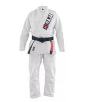 Kimono De Jiu Jitsu Overcoming Trançado Branco Naja