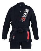 Kimono De Jiu Jitsu Overcoming Trançado Preto Naja