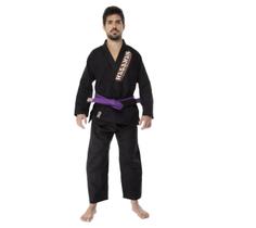 Kimono f300 jiu jitsu preto haganah adulto -