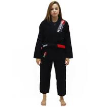 Kimono Feminino Jiu Jitsu Koral MKM Harmonik 2018 - Preto