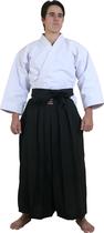 kimono Hakama para Aikido Preto Tecido Brim Marca Shizen