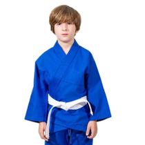 Kimono Infantil KVRA Fight Universal Azul Tamanho:M3Cor:Azul Kimono Infantil KVRA Fight Universal Azul Tamanho:M3Cor:Azul