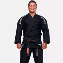 Kimono Jiu Jitsu Atama Mundial 10 Preto Unissex Kimono Jiu Jitsu Atama Mundial 10 Preto Unissex
