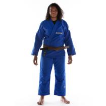 Kimono Jiu Jitsu Atama Trançado Classic Feminino - Azul