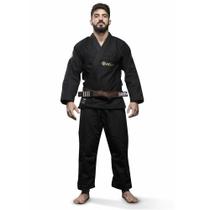 Kimono Jiu Jitsu Atama Trançado Classic - Preto-A3