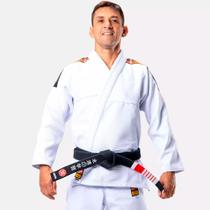 Kimono Jiu Jitsu Atama Ultra Light Sunset Branco Unissex Kimono Jiu Jitsu Atama Ultra Light Sunset Branco Unissex