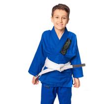 Kimono Jiu Jitsu Infantil Sarja Azul - Kimonos Inv