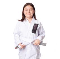 Kimono Jiu Jitsu Infantil Sarja Branco feminino