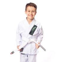 Kimono Jiu Jitsu Infantil Sarja Branco Kimono Jiu Jitsu Infantil Sarja Branco
