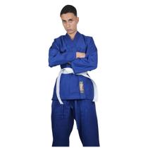 Kimono Jiu-Jitsu Judô Adulto Reforçado Azul 1 Fit Kimono Jiu-Jitsu Judô Adulto Reforçado Azul 1 Fit