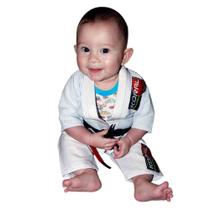 Kimono Jiu Jitsu Koral Infantil Baby Branco-B3