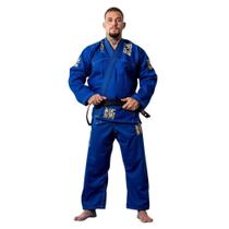 Kimono Jiu Jitsu Profissional Tokyo Triumph Premium 1 Fit Azul