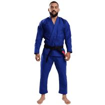 Kimono Jiu Jitsu Trançado Adulto Azul Kimono Jiu Jitsu Trançado Adulto Azul