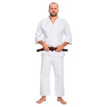 Kimono Jiu Jitsu Trançado Adulto Branco
