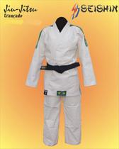 Kimono Jiu Jitsu Trançado Infantil Bege Seishin Kimono Jiu Jitsu Trançado Infantil Bege Seishin
