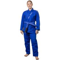 Kimono Jiu Jitsu Trançado Reforçado Hanzo Naja Adulto Azul Unissex - Lançamento Kimono Jiu Jitsu Trançado Reforçado Hanzo Naja Adulto Azul Unissex - Lançamento