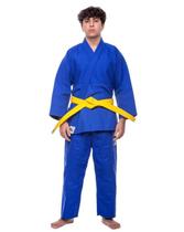 Kimono Judô Dragão Bronze Azul Adulto Kimono Judô Dragão Bronze Azul Adulto