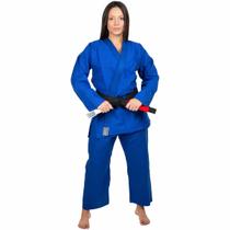 Kimono Judo Trancado Leve - F300 Azul - Adulto - Haganah