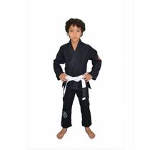 Kimono Juvenil Jiu Jitsu Trançadinho Preto Keiko Kimono Juvenil Jiu Jitsu Trançadinho Preto Keiko