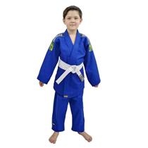 Kimono Shinai Jiu Jitsu Standart Infantil Azul
