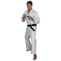 Kimono Torah Dobok Taekwondo Reforçado Gola Branca A0 - Adulto