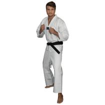 Kimono Torah Dobok Taekwondo Reforçado Gola Branca A1- Adulto