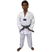 Kimono Torah Dobok Taekwondo Reforçado Gola Branca - Infantil Kimono Torah Dobok Taekwondo Reforçado Gola Branca - Infantil