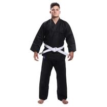 Kimono Torah Kung Fu Reforçado Preto - Adulto