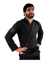 Kimono Ultra Light 2.2 Com Calça Rip Stop Preto Jiu Jitsu Keiko