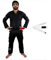 Kimono Ultra Light 2.2 Jiu Jitsu Preto Com Faixa a Escolher Keiko