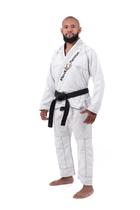Kimono unissex jiu jitsu 2.1 - red nose - branco a2 Kimono unissex jiu jitsu 2.1 - red nose - branco a2