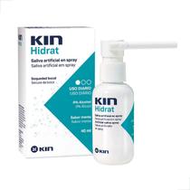Kin Hidrat Oral Spray 40ml Hidratação Cavidade Spray Bucal Alívio Rápido Secura Boca Proteção Ressecamento Sabor Refresc