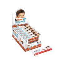 Kinder Chocolate 24 Barrinhas - Recheio Cremoso E Delicioso
