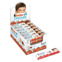 Kinder Chocolate 24 Barrinhas - Recheio cremoso e delicioso Kinder Chocolate 24 Barrinhas - Recheio cremoso e delicioso