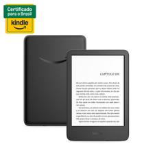Kindle 16GB modelo2024, tela antirreflexo, troca de página rápida, luz ajustável e bateria longa duração, Cor Preto - AMAZON