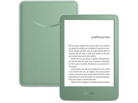 Kindle Amazon Modelo 2024 6", 16GB, Tela Antirreflexo, Luz frontal Ajustável, Bateria de longa duração, Verde - B0CP31QS6R Kindle Amazon Modelo 2024 6", 16GB, Tela Antirreflexo, Luz frontal Ajustável, Bateria de longa duração, Verde - B0CP31QS6R
