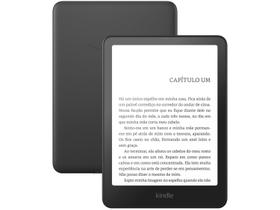 Kindle Paperwhite 12ª Geração 2024 Amazon 7" 32GB 300 ppi Preto Metálico