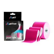 Kinesio Taping Aktive 5x5 Bandagem Elastica Adesiva Muscular Suporte Anvisa
