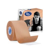 Kinesiology Tape CureTape Punch impermeável 5 cm x 5 m bege