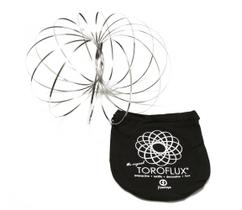 Kinetic Spring Toy Flowtoys toroflux com bolsa de transporte Kinetic Spring Toy Flowtoys toroflux com bolsa de transporte